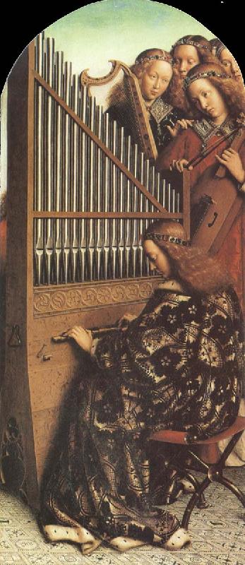 Jan Van Eyck Organ from The Ghent Altarpiece oil painting image